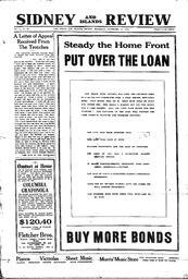 Sidney And Islands Review Thu, November 14, 1918 (Page 1)