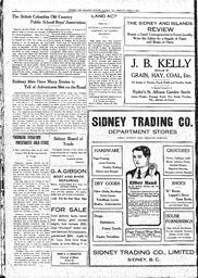 Sidney And Islands Review Fri, April 4, 1913 (Page 8)