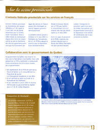   RAPPORT ANNUEL - FFCB, 2004-2005   , page 13