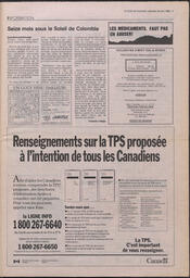 Le Soleil de Colombie, April 20, 1990, page 5