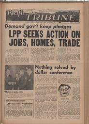   The Pacific Tribune - Friday, September 16, 1949   , page 1