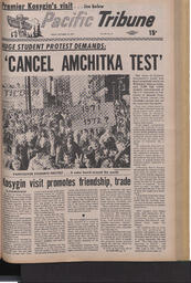   The Pacific Tribune - Friday, October 15, 1971   , page 1