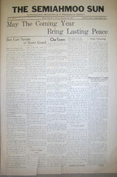 The Semiahmoo Sun, December 29, 1944 (Page 1)