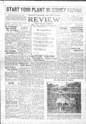 Saanich Peninsula And Gulf Islands Review Thu, March 27, 1930 (Page 1)