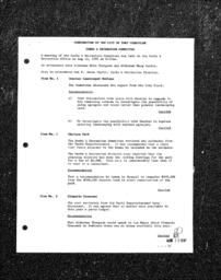 1991-08-13 - City of Port Coquitlam - Parks & Recreation Committee - Agenda and Minutes