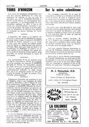   L'APPEL, LE MAGAZINE FRANCO-COLOMBIEN, 1968   , page 11