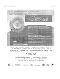   L'ANSE-AU-SABLE, 2003   , page 15