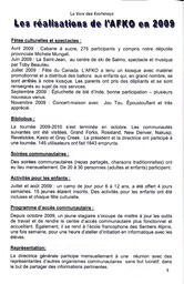   LA VOIX DES KOOTENAYS, 2009   , page 8