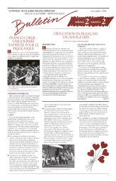   TRANSITION BULLETIN D'INFORMATION, 1996   , page 1