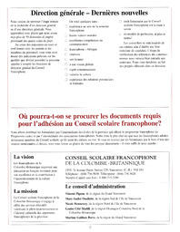   TRANSITION BULLETIN D'INFORMATION, 1996   , page 6