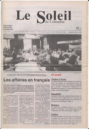 Le Soleil de Colombie, February 19, 1993, page 1