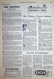   The Western Canadian Lumber Worker, Vol. XXXII, No. 3, 1st Issue Feb. 1965   , page 8