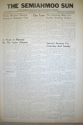 The Semiahmoo Sun, June 16, 1944 (Page 1)