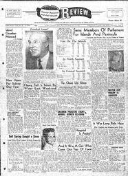 Saanich Peninsula And Gulf Islands Review Wed, June 12, 1957 (Page 1)