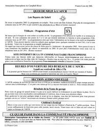   LE FRANCO-LIEN, 2005   , page 2