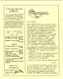   LE FRANCO-LIEN, 1986   , page 2