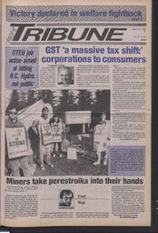   The Pacific Tribune - Monday, August 28, 1989   , page 1
