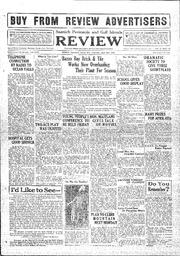 Saanich Peninsula And Gulf Islands Review Thu, April 2, 1931 (Page 1)