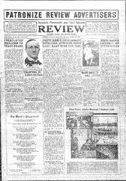 Saanich Peninsula And Gulf Islands Review Thu, October 16, 1930 (Page 1)