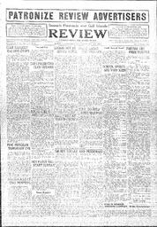 Saanich Peninsula And Gulf Islands Review Thu, September 25, 1930 (Page 1)