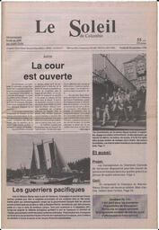 Le Soleil de Colombie, September 20, 1991, page 1