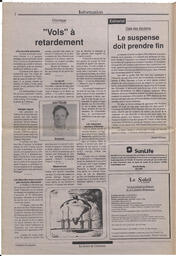 Le Soleil de Colombie, September 20, 1991, page 2