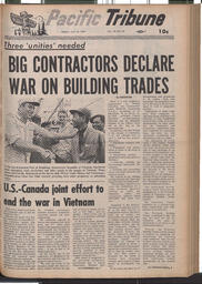   The Pacific Tribune - Friday, July 18, 1969   , page 1