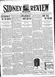 Sidney And Islands Review Fri, June 13, 1913 (Page 1)