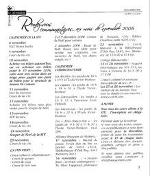   LE RÉVERBÈRE, 2006   , page 3