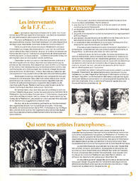   LE TRAIT D'UNION, 1982   , page 3