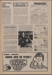 Le Soleil de Vancouver, December 14, 1973, page 15
