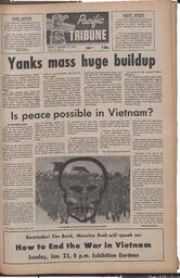   The Pacific Tribune - Friday, January 21, 1966   , page 1