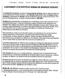   LE MOUSTIQUE PACIFIQUE, 2003   , page 4