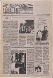 Le Soleil de Colombie, June 10, 1983, page 1