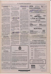 Le Soleil de Colombie, August 9, 1991, page 3