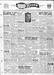 Saanich Peninsula And Gulf Islands Review Wed, February 19, 1958 (Page 1)