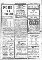 Saanich Peninsula And Gulf Islands Review Thu, December 8, 1927 (Page 6)