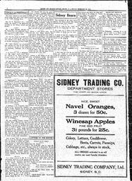 Sidney And Islands Review Fri, February 20, 1914 (Page 8)