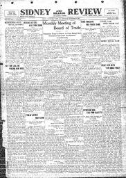 Sidney And Islands Review Thu, December 13, 1923 (Page 1)