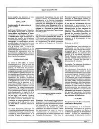   RAPPORT ANNUEL - FFCB, 1991-1992   , page 7