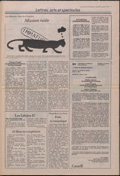 Le Soleil de Colombie, January 9, 1987, page 5
