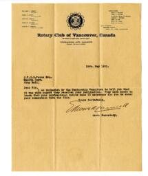 [Enlist correspondence]: 1921-05-18