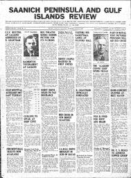 Saanich Peninsula And Gulf Islands Review Wed, March 6, 1940 (Page 1)