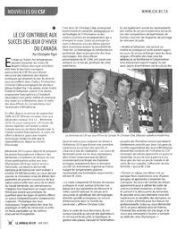   LE JOURNAL DU CSF, 2007   , page 10