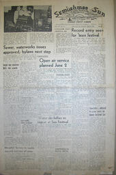 The Semiahmoo Sun and White Rock Weekly, April 30, 1953 (Page 1)