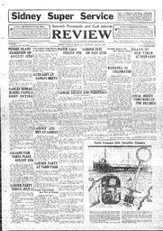 Saanich Peninsula And Gulf Islands Review Wed, July 11, 1934 (Page 1)