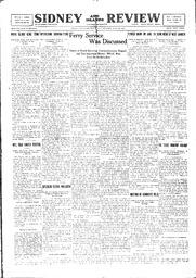 Sidney And Islands Review Thu, June 16, 1921 (Page 1)
