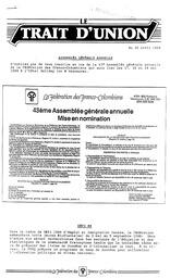   LE TRAIT D'UNION, 1988   , page 1