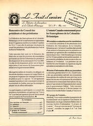   LE TRAIT D'UNION, 1995   , page 1