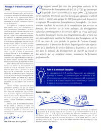   RAPPORT ANNUEL - FFCB, 1998-1999   , page 2
